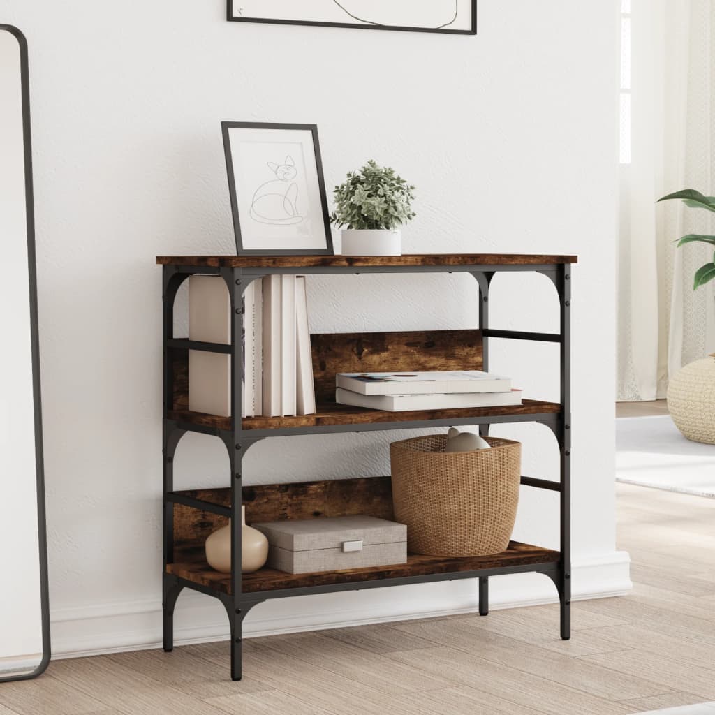 vidaXL Console Table Storage Hallway Living Room Furniture Engineered Wood-2