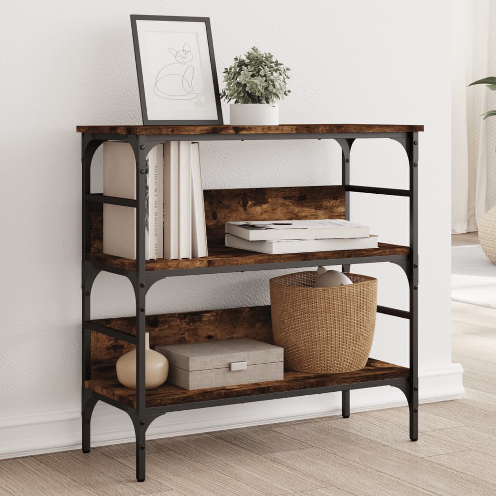 vidaXL Console Table Storage Hallway Living Room Furniture Engineered Wood-1